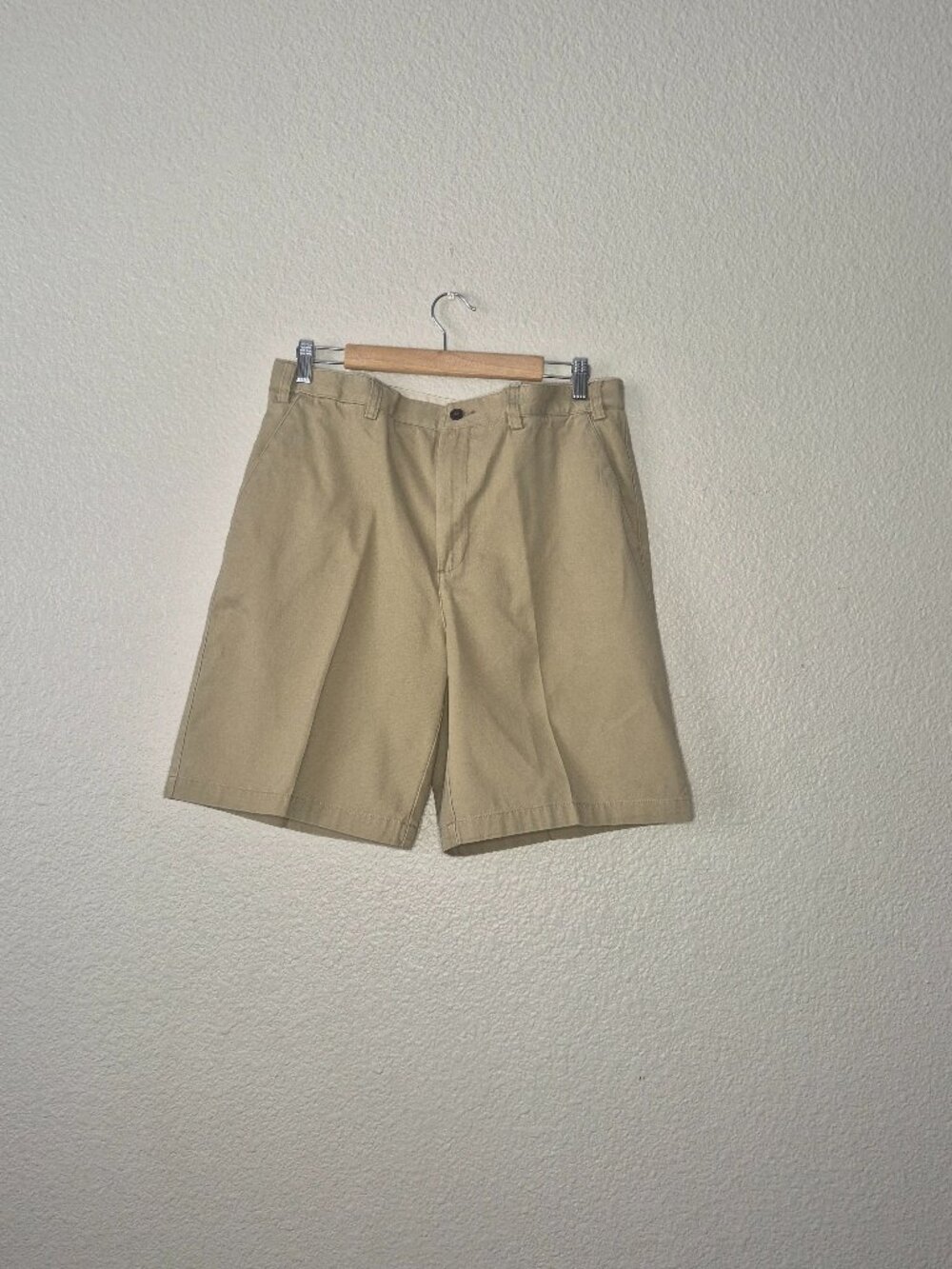Geoffrey Beene Shorts Mens W33 Cargo Canvas Lightweight Beige